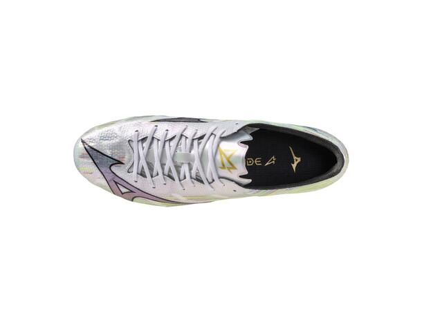 Mizuno a II Elite AG Hvit/Sølv 8,5 Fotballsko til gress og kunstgress 