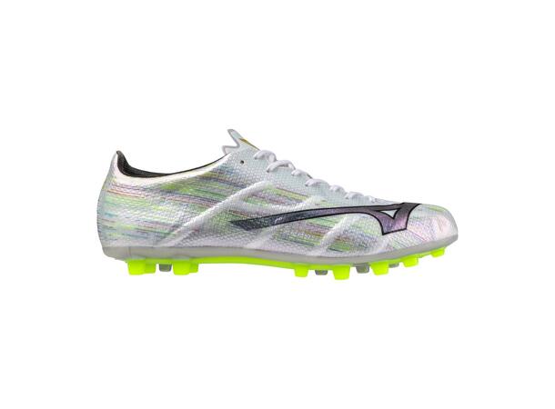 Mizuno a II Elite AG Hvit/Sølv 8,5 Fotballsko til gress og kunstgress 
