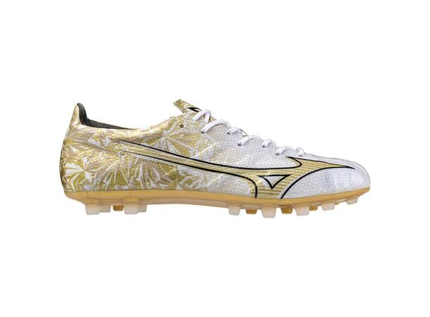 Mizuno a Japan AG Hvit/Gull 7,5 Fotballsko, gress og kunstgress 