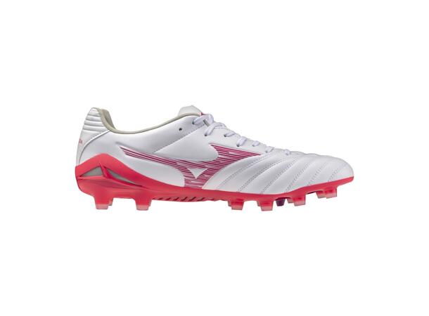 Monarcida Neo III Pro Hvit/Rosa 6 Fotballsko til naturgress 