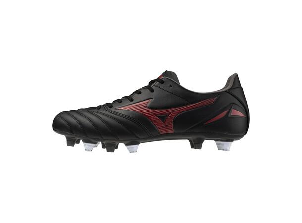 Morelia Neo IV Pro MIX Sort/Rød 7,5 Fotballsko til naturgress 