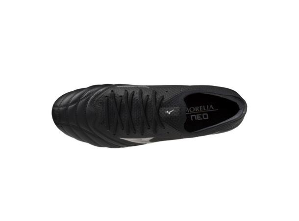 Morelia Neo IV ß Elite MIX Sort/Sølv 5 Fotballsko til naturgress 