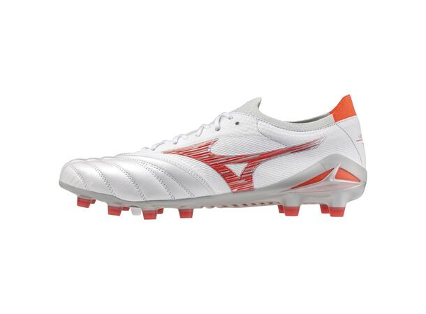 Morelia Neo IV ß JAPAN Hvit/Rød 6 Toppmodell i skinn for naturgress 