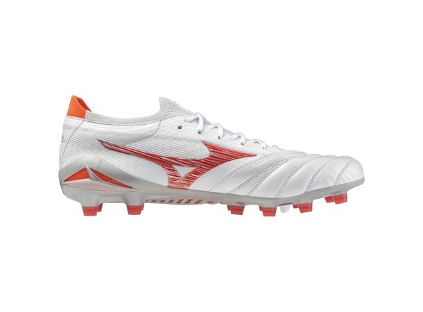 Morelia Neo IV ß JAPAN Hvit/Rød 6 Toppmodell i skinn for naturgress 