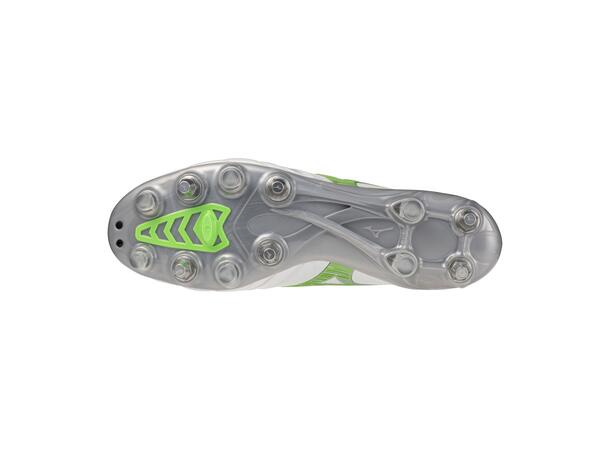 Morelia Neo IV ß Japan MIX Hvit/Grønn 6 Fotballsko naturgress 