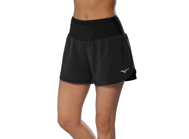 Multi Pocket Short W Sort M Løpeshorts med 360-graders mesh-lommer 