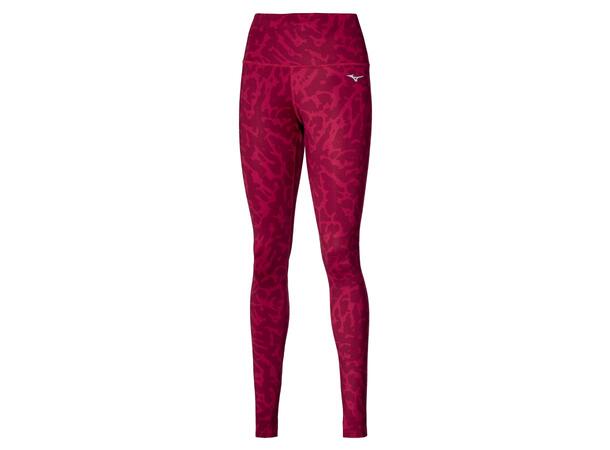 Printed Tight W Rød M Treningstights til dame 