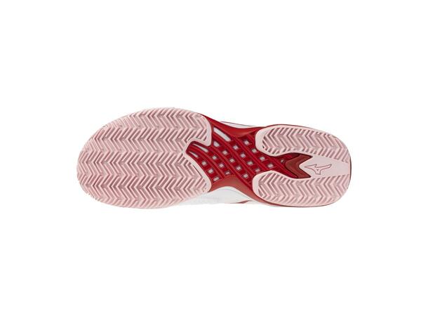 Wave Exceed Tour 7 CC W Hvit/Rød 4,5 Sko til tennis og padel 
