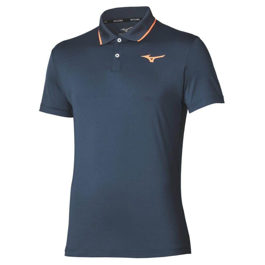 Tennis Short Sleeve Polo Mørk blå S Klassisk piquet for herre