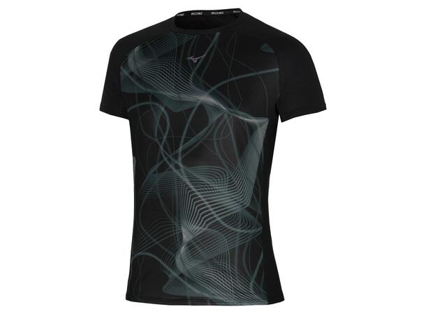 Aero Tee Sort S T-skjorte trening herre 