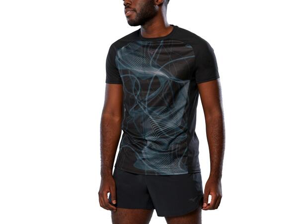 Aero Tee Sort S T-skjorte trening herre 