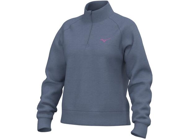 Athletic 1/4 Zip Top Grå M Half-zip genser til dame 