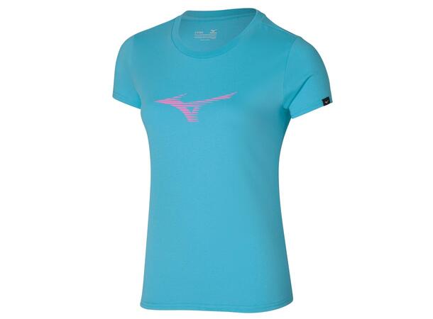 Athletics RB Tee W Blå XS T-skjorte til fritid, dame
