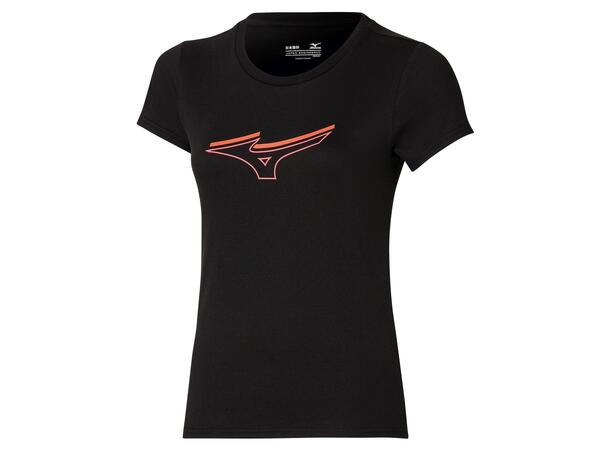 Athletics RB Tee W Sort S T-skjorte til fritid, dame 