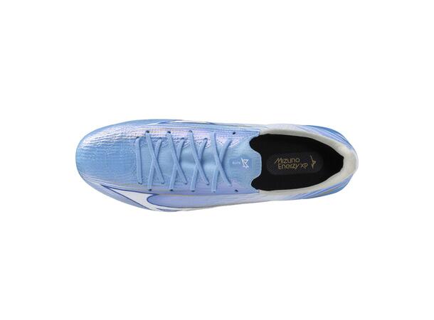 Mizuno Alpha III Elite AG Blå/Hvit 9,5 Fotballsko, gress og kunstgress 