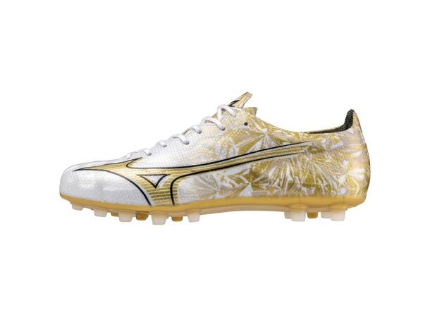 Mizuno a Elite AG Hvit/Gull 9,5 Maks fart på kunstgress 