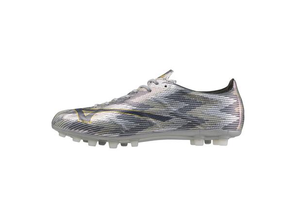 Mizuno a II Elite AG Sølv/Gull 8 Fotballsko til gress og kunstgress 