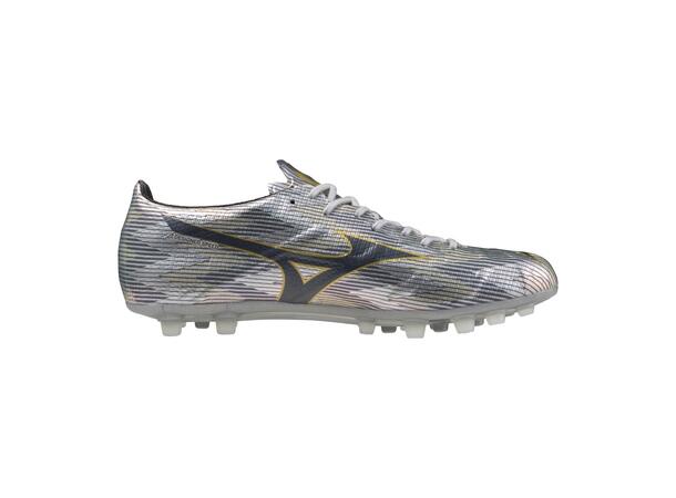 Mizuno a II Elite AG Sølv/Gull 8 Fotballsko til gress og kunstgress 
