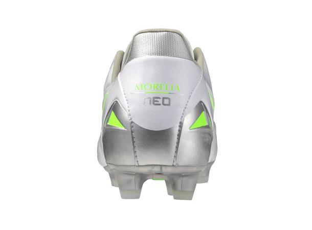Morelia Neo IV Pro Hvit/Grønn 6 Fotballsko til naturgress 
