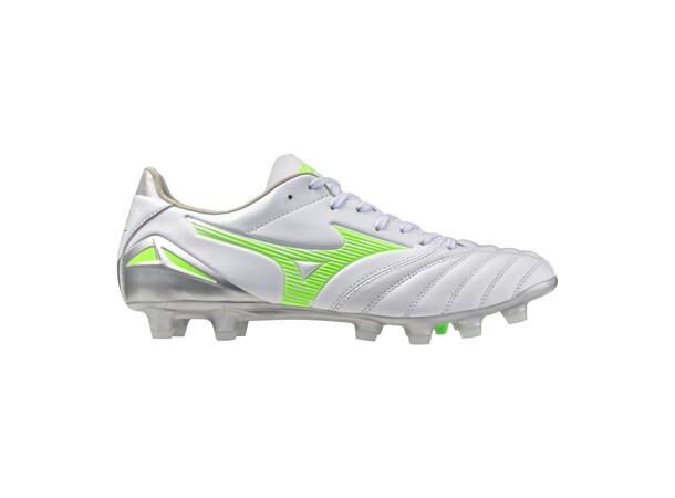 Morelia Neo IV Pro Hvit/Grønn 6 Fotballsko til naturgress 