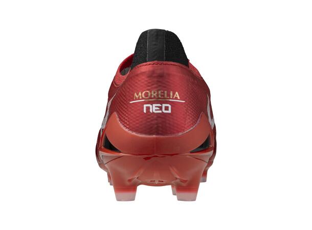 Morelia Neo IV ß Elite Rød/Hvit 9,5 Ultralett fotballsko til gress 