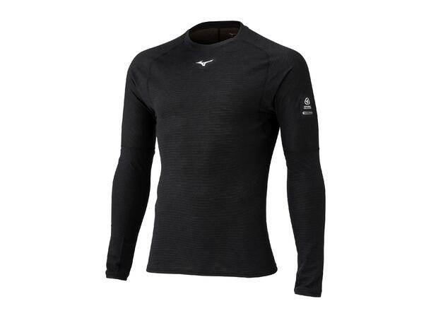 Premium Merino Wool Crew Neck Sort XS Innerste lag trøye herre 