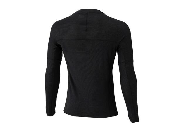 Premium Merino Wool Crew Neck Sort XS Innerste lag trøye herre 
