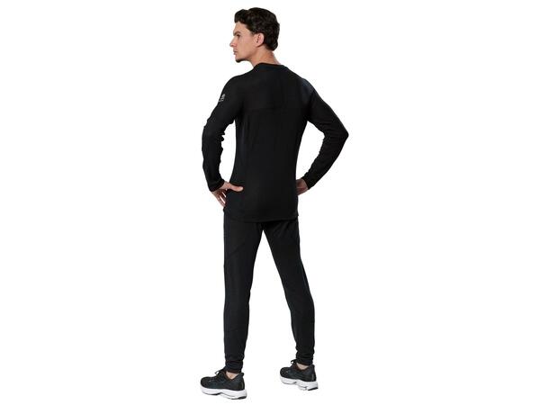 Premium Merino Wool Crew Neck Sort XS Innerste lag trøye herre 