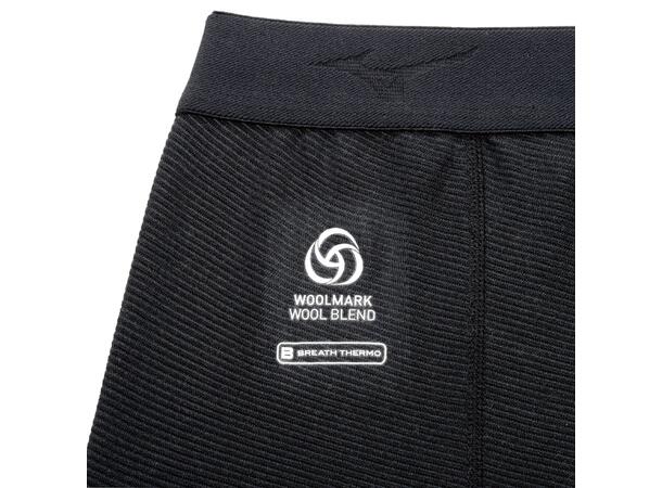 Premium Merino Wool Long Tights Sort L Innerste lag tights herre 