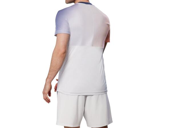 Tennis Short Sleeve Tee Grå XL T-skjorte til tennis, padel og trening 