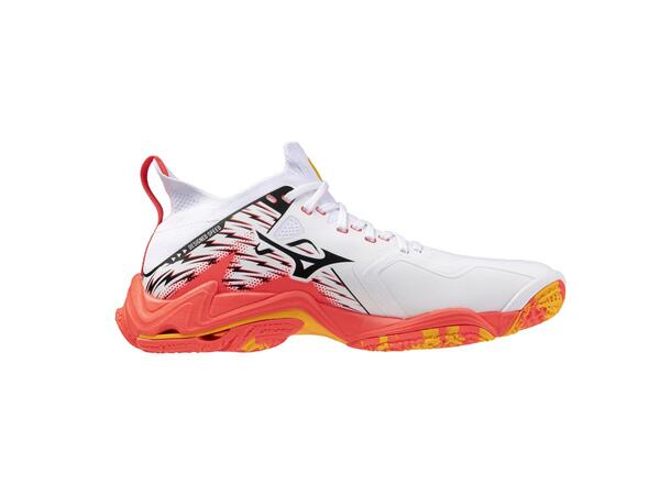 Wave Lightning Neo 3 Hvit/Korall 9,5 Lett innendørsmodell 