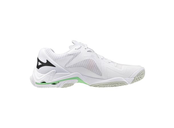 Wave Lightning Z8 Hvit/Turkis 10 Lett og stabil innendørssko 