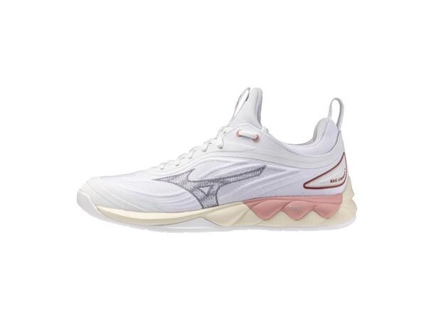 Wave Luminous 3 W Hvit/Rosa 3,5 Populær innendørssko, dame 