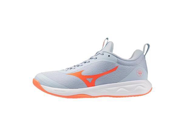 Wave Luminous Pro W Lysblå/Oransje 4,5 Innendørssko til dame 