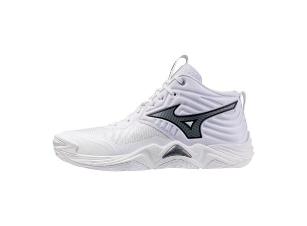 Wave Momentum Elite Mid Hvit/Grå 9 Innendørssko, mid-cut 