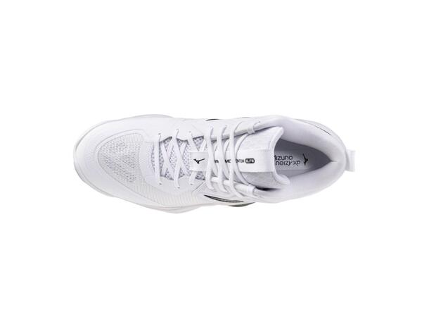 Wave Momentum Elite Mid Hvit/Grå 9 Innendørssko, mid-cut 