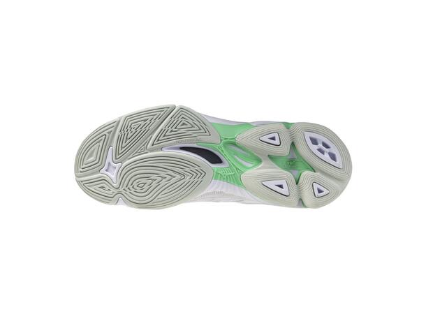 Wave Voltage 2 Hvit/Sort 12 Sko til håndball og volleyball 