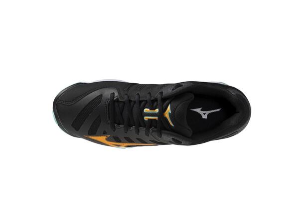 Wave Voltage 2  Sort/Oransje 12 Sko til håndball og volleyball 