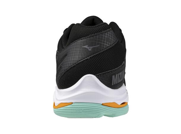 Wave Voltage 2  Sort/Oransje 12 Sko til håndball og volleyball 