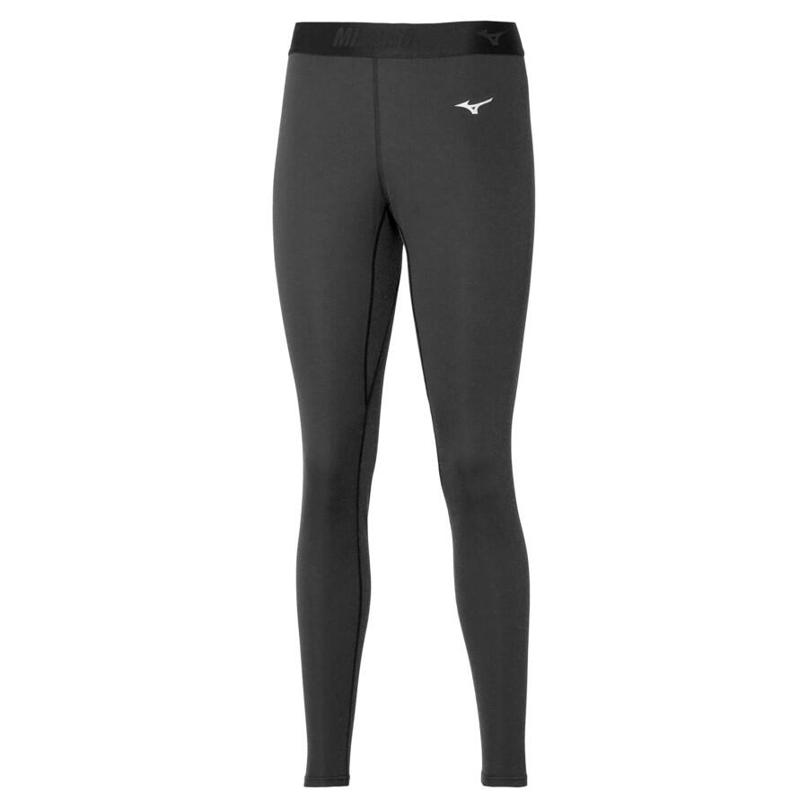 Mid Weight Long Tights W Sort XS Varm tights - innerste lag