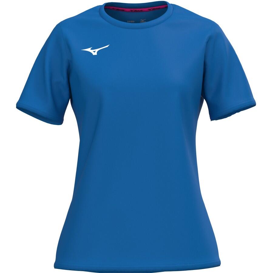 Mizuno Training Tee W Blå XS T-skjorte trening