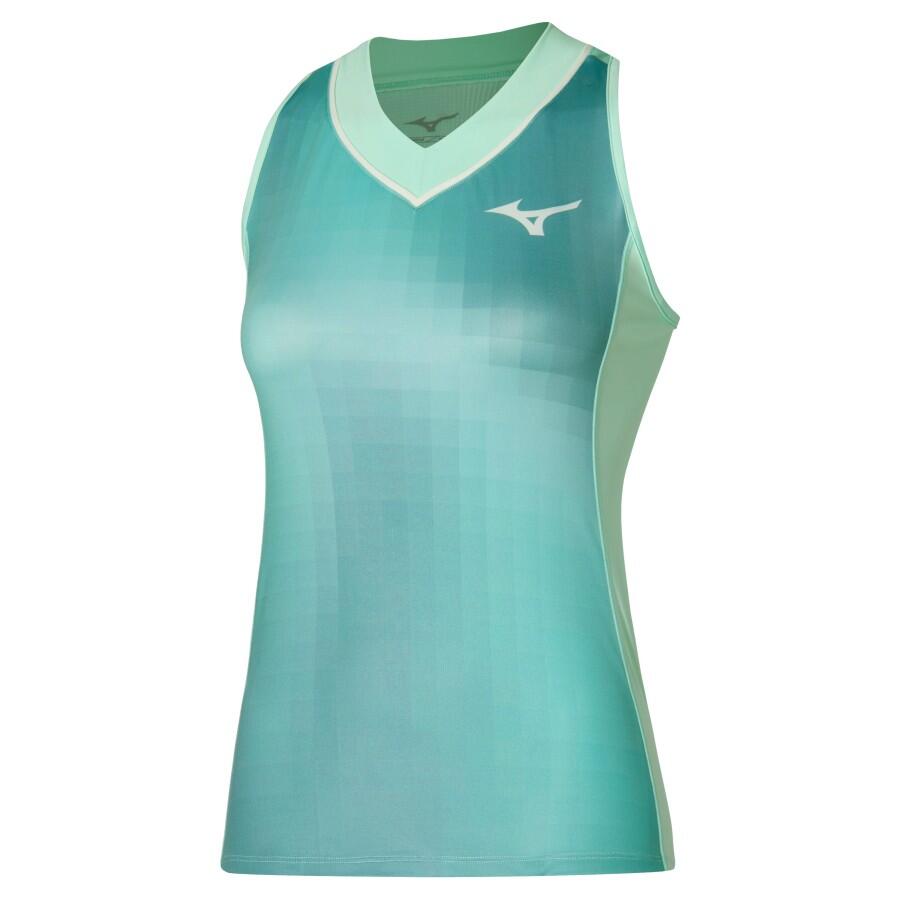 Frontier Tank W Grønn M Tennissinglet til dame