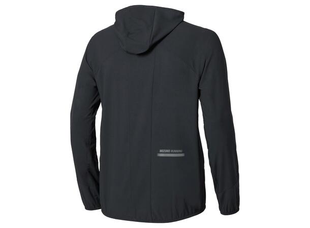 Active Alpha Hooded Jacket Sort L Lett og komfortabel løpejakke 