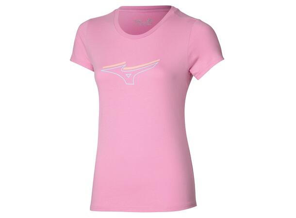 Athletics RB Tee W Rosa XS T-skjorte til fritid, dame 