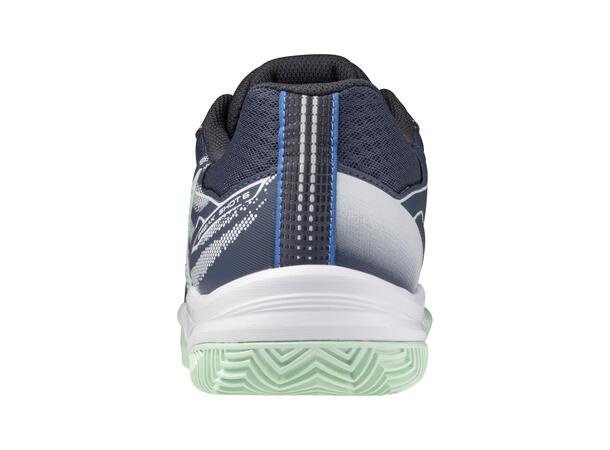 Break Shot 5 CC Mørk Blå/Mint 8,5 Sko til tennis og padel 