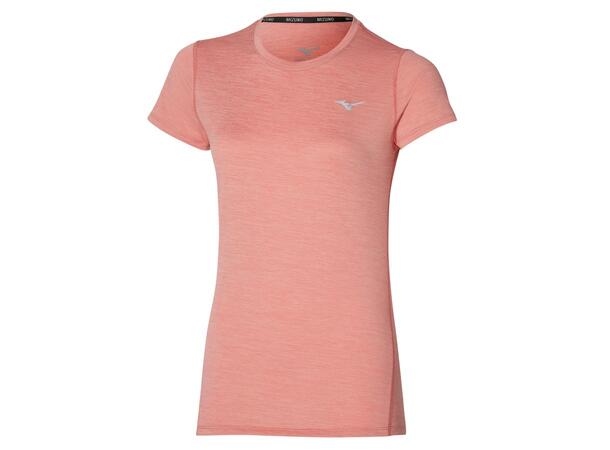 Impulse Core Tee W Lys rosa XS Myk, teknisk T-skjorte til dame 