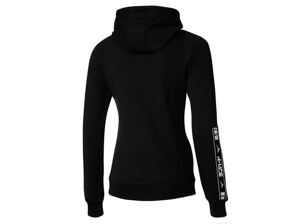 Katakana Sweat Jacket W Sort XS Hettejakke til dame 