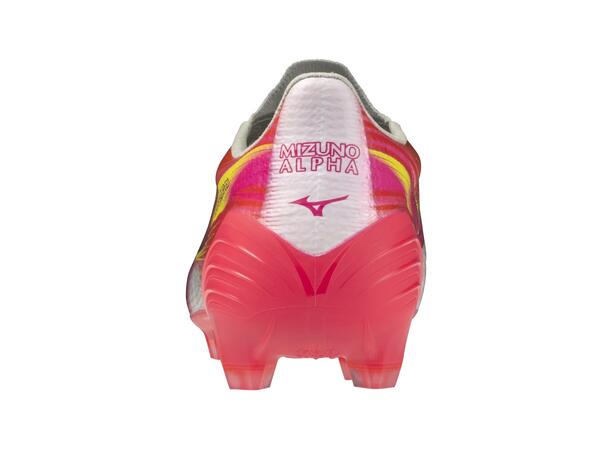Mizuno Alpha III Elite Hvit/Rosa 5 Fotballsko til naturgress 