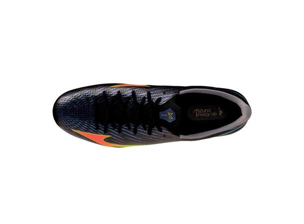 Mizuno Alpha III Elite MIX Sort/Ora 8 Fotballsko, naturgress 