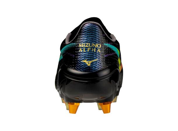 Mizuno Alpha III Japan MIX Sort/Ora 9 Toppmodell til naturgress 